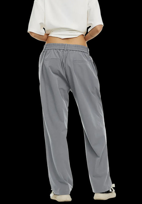 Embroidered Logo Straight Quick-Drying Cool Casual Trousers - PSYLOS 1, Embroidered Logo Straight Quick-Drying Cool Casual Trousers, Pants, iconslab, PSYLOS 1